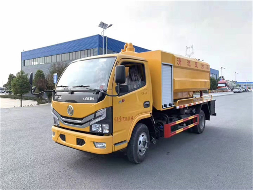 國(guó)六新款5立方東風(fēng)D6清洗吸污車(chē) 國(guó)六新款5立方東風(fēng)D6清洗吸污車(chē)